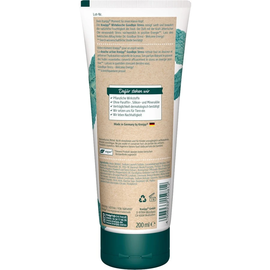 Soin De Douche Douche Active Goodbye Stress De Kneipp 2 Soin De Douche Douche Active Goodbye Stress De Kneipp – Image 2