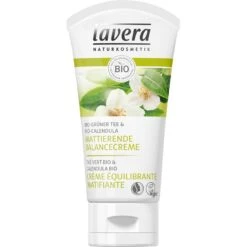 Soin De Jour Crème équilibrante Au Thé Vert Thé Vert Bio & Calendula Bio De Lavera