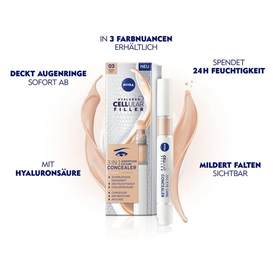 Maquillage Correcteur Contour Des Yeux Cellular 3in1 De Nivea 4 Maquillage Correcteur Contour Des Yeux Cellular 3in1 De Nivea – Image 4