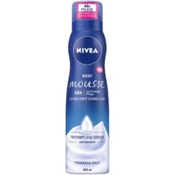 Lotion Pour Le Corps Et Lait Mousse Corporelle Soin Riche De Nivea