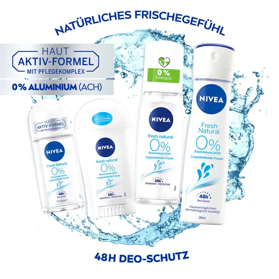 Déodorant Fresh Natural Deodorant Roll-On De Nivea 3 Déodorant Fresh Natural Deodorant Roll-On De Nivea – Image 3