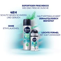 Déodorant Cool Kick Fresh Deo Roll-On Nivea Men De Nivea -NIVEA Soldes Boutique Nivea Deodorant Nivea Men Cool Kick Fresh Deo Roll On 105586x2 7