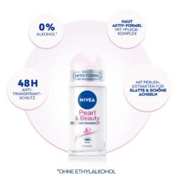 Déodorant Roll-on Anti-transpirant Pearl & Beauty De Nivea 7 Déodorant Roll-on Anti-transpirant Pearl & Beauty De Nivea -NIVEA Soldes Boutique Nivea Deodorant Pearl Beauty Anti Transpirant Roll On 71004x2 9