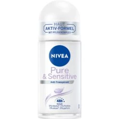 Déodorant Roll-on Anti-transpirant Sensitive & Pure De Nivea