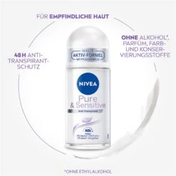 Déodorant Roll-on Anti-transpirant Sensitive & Pure De Nivea -NIVEA Soldes Boutique Nivea Deodorant Sensitive Pure Anti Transpirant Roll On 71012x2 11