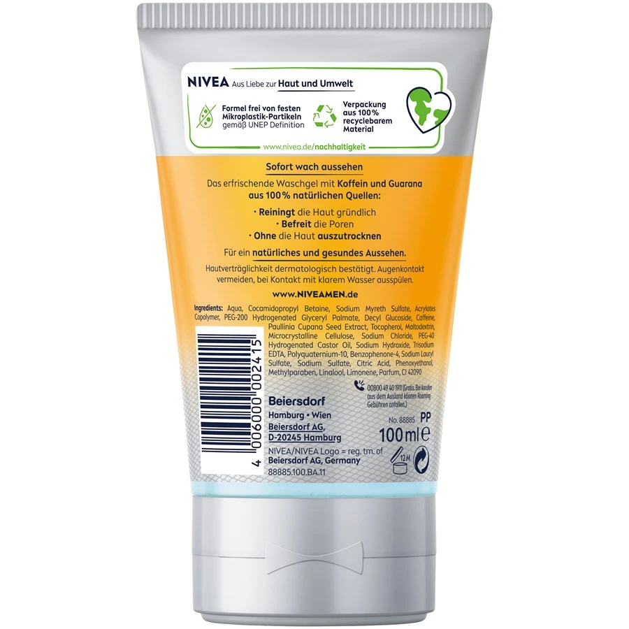 Soin Du Visage Gel Nettoyant Active Energy Nivea Men De Nivea 2 Soin Du Visage Gel Nettoyant Active Energy Nivea Men De Nivea – Image 2