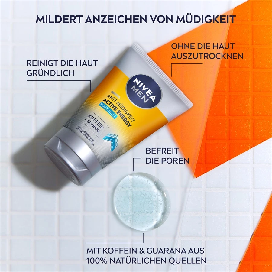 Soin Du Visage Gel Nettoyant Active Energy Nivea Men De Nivea 4 Soin Du Visage Gel Nettoyant Active Energy Nivea Men De Nivea – Image 4