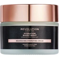 Moisturiser Nourishing Hydrating Cream Hydration Boost Night De Revolution Skincare