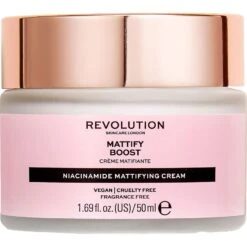 Moisturiser Niacinamide Mattifying Cream Mattify Boost De Revolution Skincare