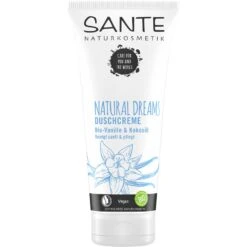 Soin De Douche Natural Dreams – Crème Douche Vanille Bio Et Huile De Coco Bio De Sante Naturkosmetik