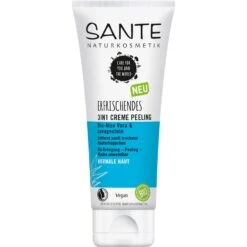 Cleansing Crème Gommante Rafraîchissante 3 en 1 Aloe Vera Bio & Pierre De Lave De Sante Naturkosmetik